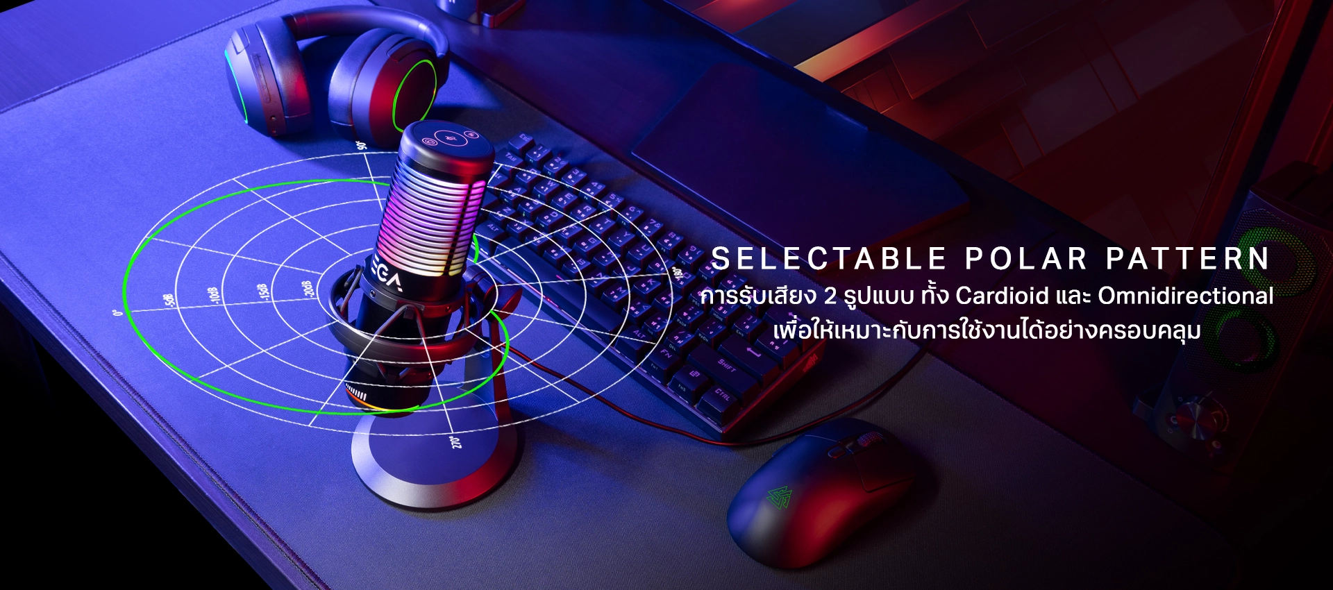 ไมโครโฟน GMC1 PRO Noise Suppressor ตัดเสียงรบกวน