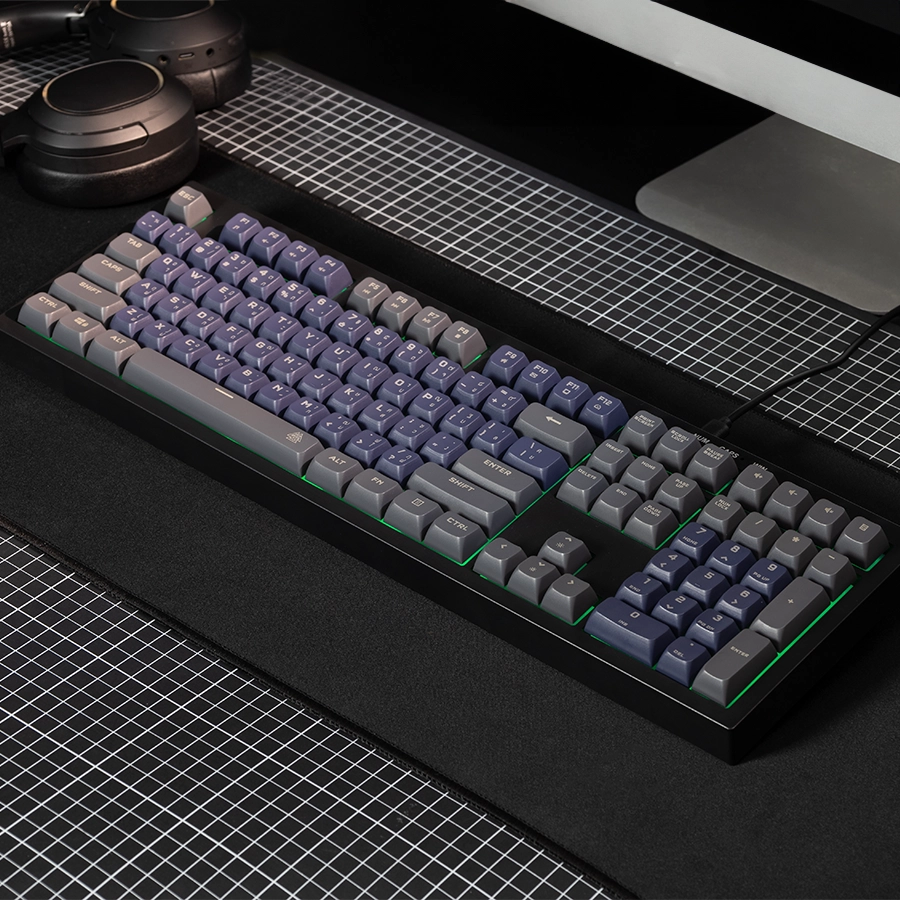 คีย์บอร์ดเกมมิ่ง รุ่น TYPE K11 100% Membrane Switch 108 ปุ่ม
