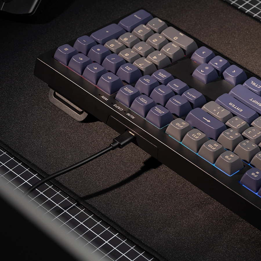 คีย์บอร์ดเกมมิ่ง รุ่น TYPE K11 100% Membrane Switch 108 ปุ่ม
