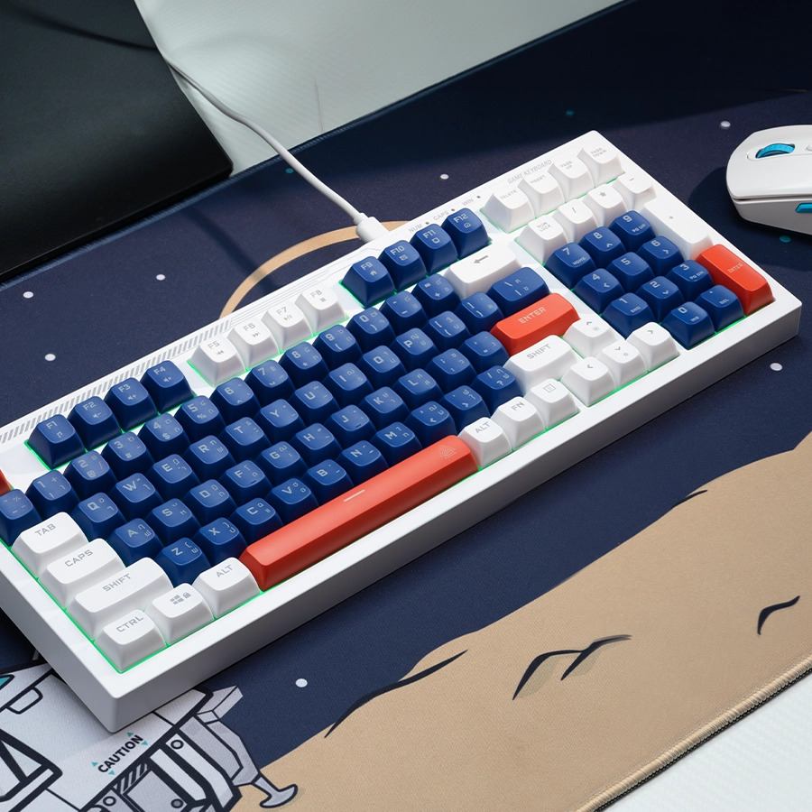 คีย์บอร์ดเกมมิ่ง รุ่น TYPE K10 96% Membrane Switch 98 ปุ่ม