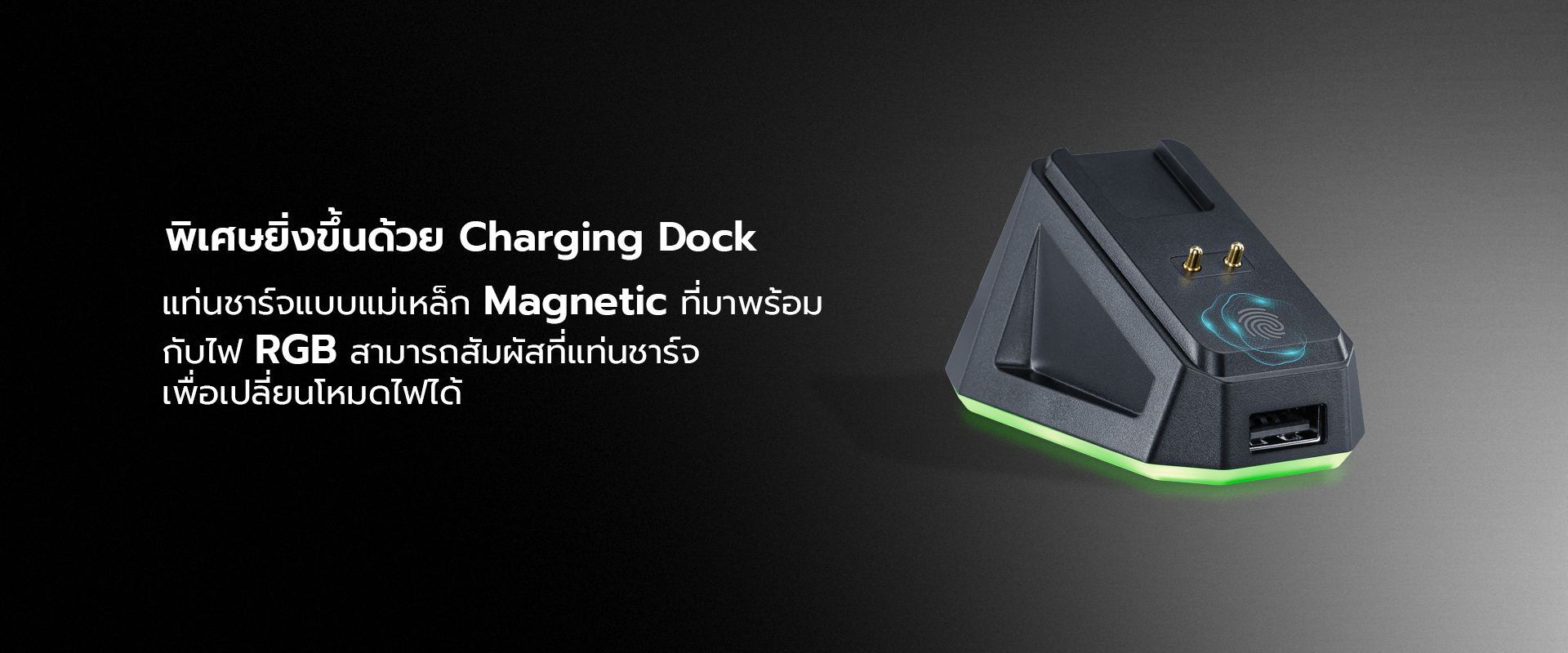 เมาส์ TYPE GM1 PRO น้ำหนักเบา 60 กรัม