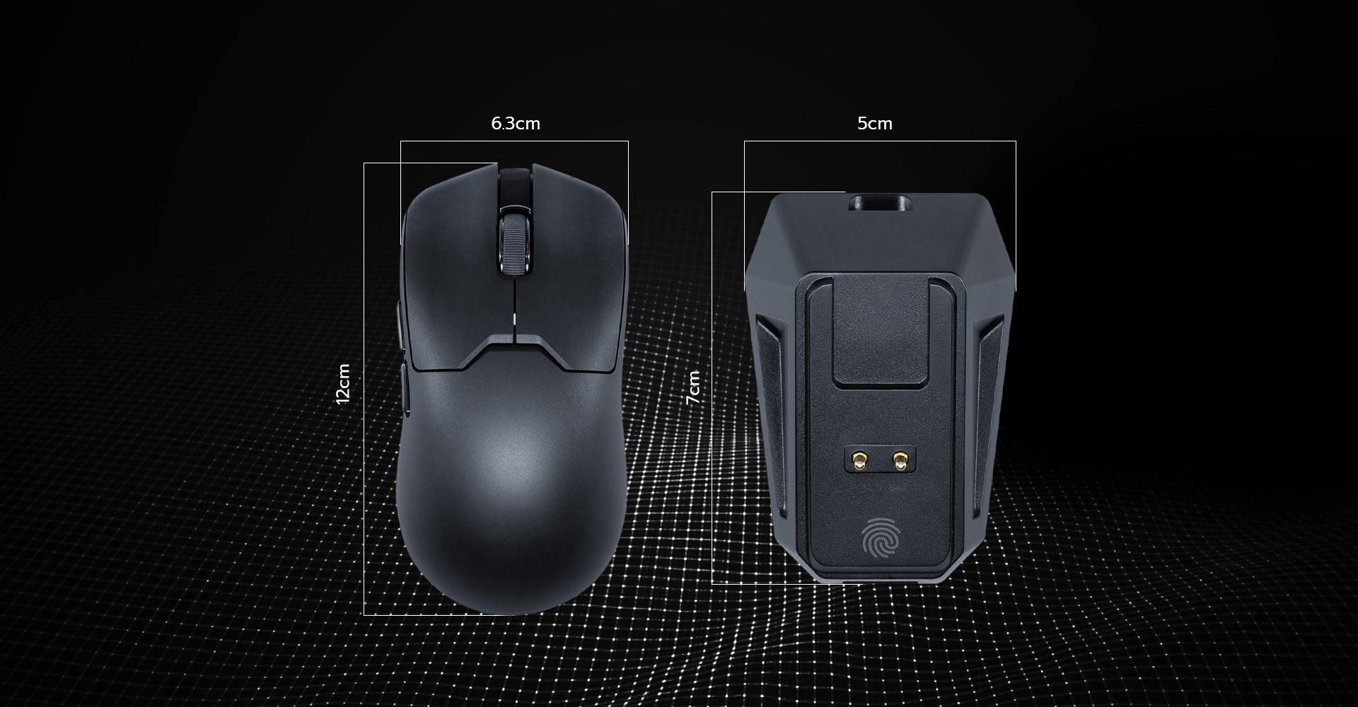 Magnetic Charging Gaming Mouse TYPE GM1 PRO
