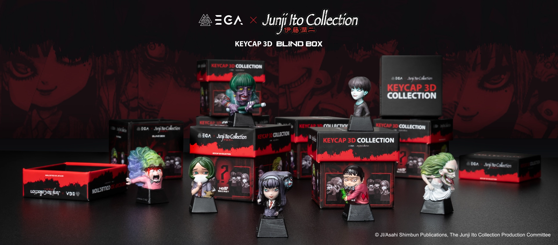 keycap 3d junji ito