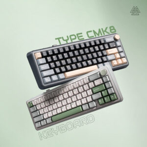คีย์บอร์ดเกมมิ่ง รุ่น TYPE CMK8 ขนาด 65% พร้อม Knob ปรับเสียง