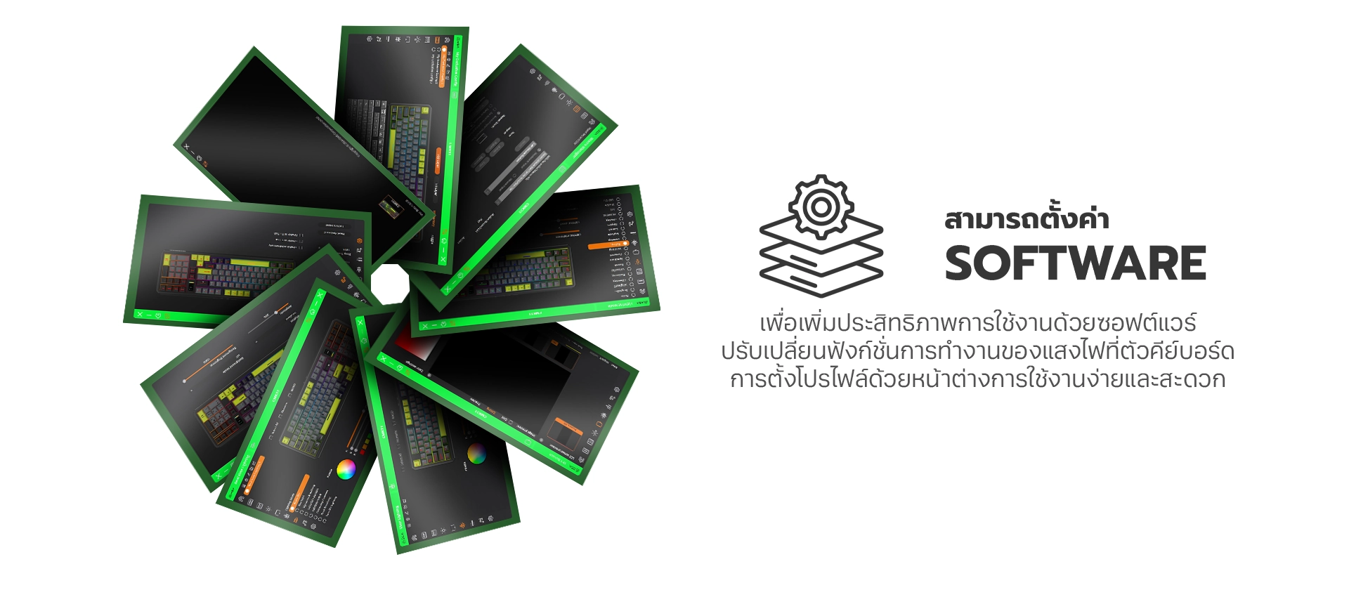 คีย์บอร์ดเกมมิ่ง รุ่น TYPE K11 100% Membrane Switch 108 ปุ่ม