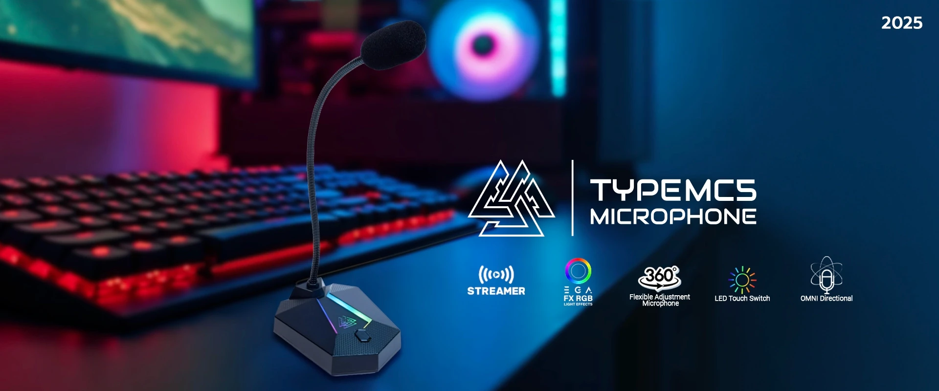 ไมโครโฟน TYPE MC5 รองรับทั้ง Windows และ macOS