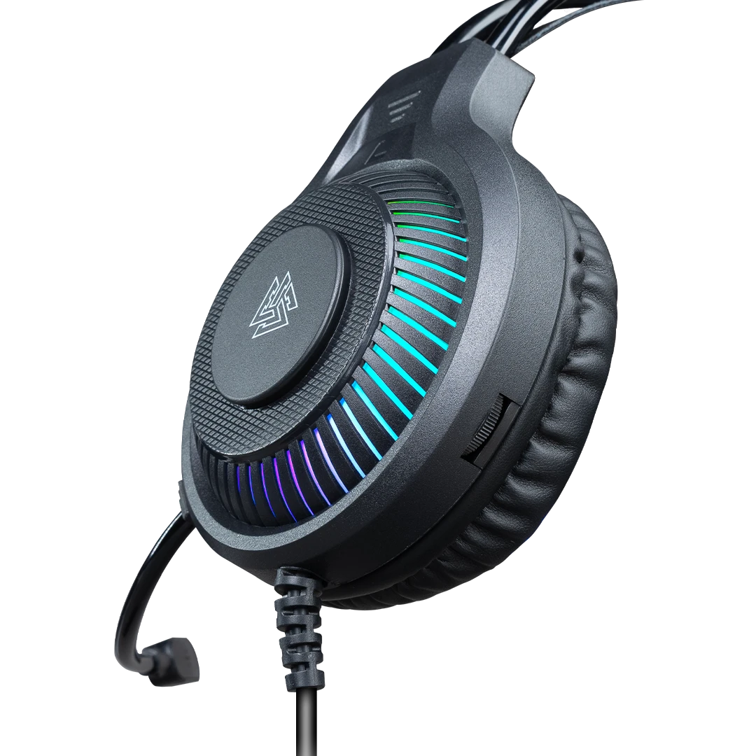 หูฟังเกมมิ่ง รุ่น H111 ดีไซน์ไฟ RGB เท่